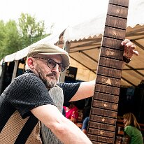 Ambiances @ Camping Blues Jean-Marc Etienne (Camping Blues). Bénévoles., organisateurs, invtés. etc. @ Camping Blues Festival, Clos de la George, Yvorne (VD), Switzerland, 21.06.2025....