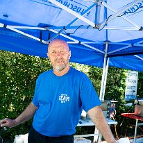 Ambiances @ Camping Blues Bénévoles., organisateurs, invtés. etc. @ Camping Blues Festival, Clos de la George, Yvorne (VD), Switzerland, 21.06.2025. .(c) Christophe Losberger