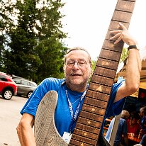 Ambiances @ Camping Blues Jean-Marc Etienne (Camping Blues). Bénévoles., organisateurs, invtés. etc. @ Camping Blues Festival, Clos de la George, Yvorne (VD), Switzerland, 21.06.2025....