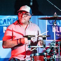 Got Blues? @ Camping Blues Jean-Philippe Perroud (drums). Got Blues? @ Camping Blues Festival, Clos de la George, Yvorne (VD), Switzerland, 21.06.2025. .(c) Christophe Losberger