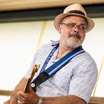 Jam Session @ Camping Blues Georges Box Boixader (guitar). Jam Session avec Pepper Blues @ Camping Blues Festival, Clos de la George, Yvorne (VD), Switzerland, 21.06.2025. .(c) Christophe...