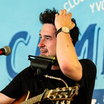 Ken! @ Camping Blues Ken Jaunin (guitar, harmonica). Ken! @ Camping Blues Festival, Clos de la George, Yvorne (VD), Switzerland, 21.06.2025. .(c) Christophe Losberger