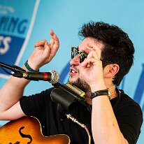 Ken! @ Camping Blues Ken Jaunin (guitar, harmonica). Ken! @ Camping Blues Festival, Clos de la George, Yvorne (VD), Switzerland, 21.06.2025. .(c) Christophe Losberger