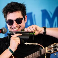 Ken! @ Camping Blues Ken Jaunin (guitar, harmonica). Ken! @ Camping Blues Festival, Clos de la George, Yvorne (VD), Switzerland, 21.06.2025. .(c) Christophe Losberger