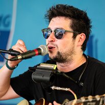 Ken! @ Camping Blues Ken Jaunin (guitar, harmonica). Ken! @ Camping Blues Festival, Clos de la George, Yvorne (VD), Switzerland, 21.06.2025. .(c) Christophe Losberger
